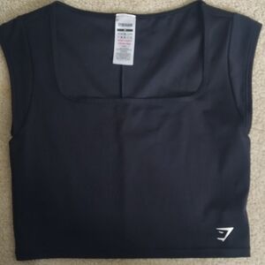 Gymshark Women's Black Crop Top